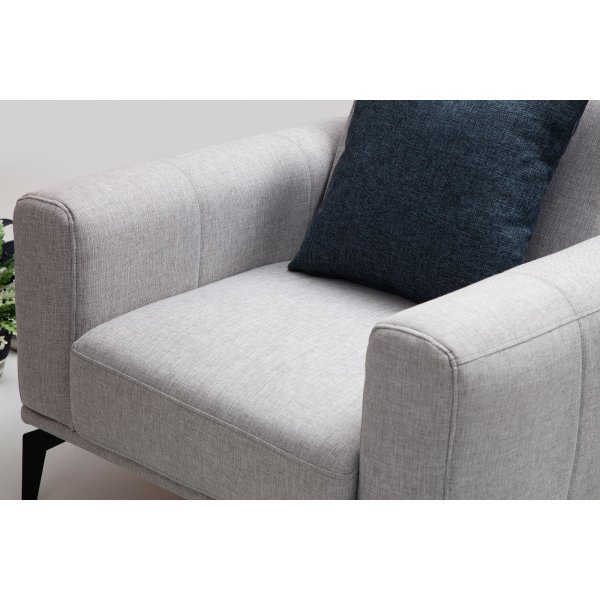 Nikea fåtölj - Ljusgrå Nikea fåtölj - Ljusgrå