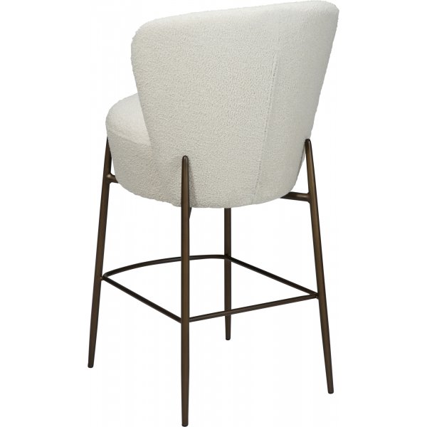 Chaise de comptoir Orbit - Dove boucl