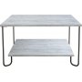 Marbo soffbord 80 x 80 cm - Vit