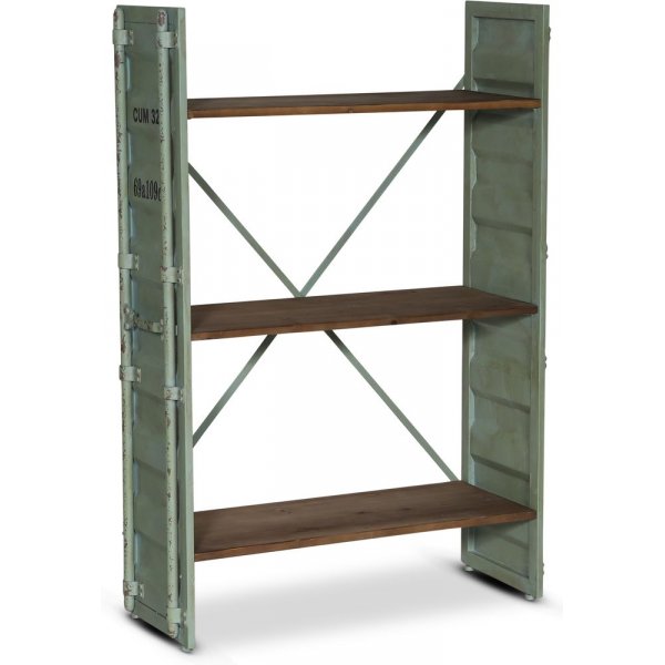 Industri bokhylla i metall 116 cm Industri bokhylla i metall 116 cm