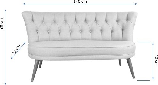 Canapé 2 places Richland Loveseat - Gris Canapé 2 places Richland Loveseat - Gris