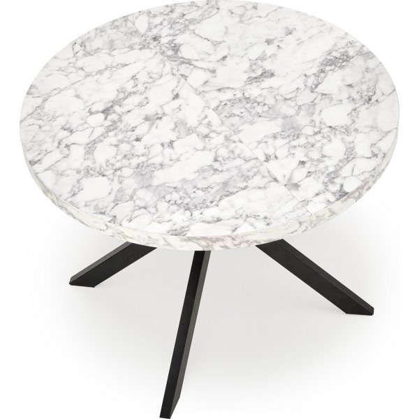 Table à manger Nastro 100-250 cm - Marbre blanc/noir Table à manger Nastro 100-250 cm - Marbre blanc/noir