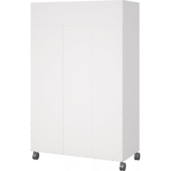 Armoire Lola - Blanc/beige