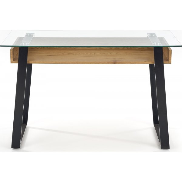 Bureau Emma 120 x 60 cm - Chêne/noir Bureau Emma 120 x 60 cm - Chêne/noir