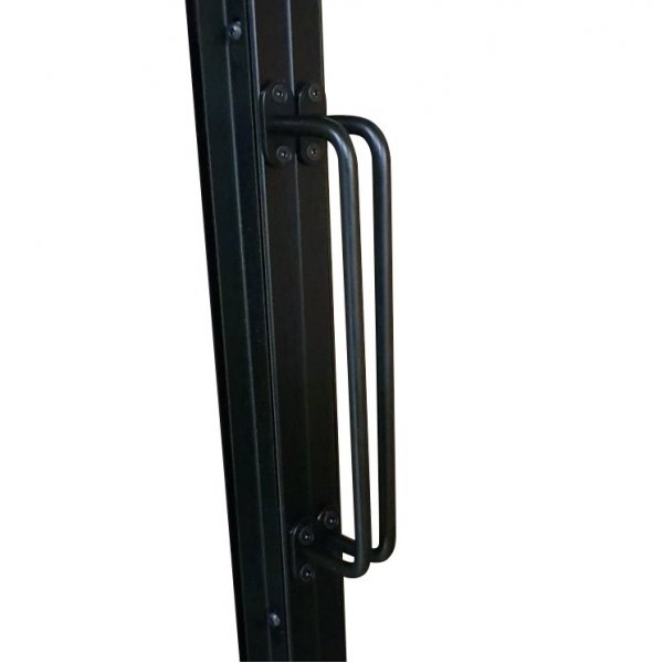 Industriële glazen deur - Eenvoudig met zijdeel Industriële glazen deur - Eenvoudig met zijdeel