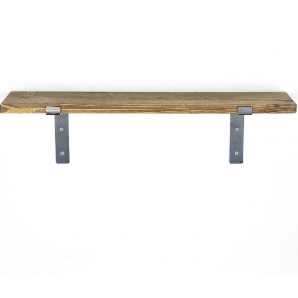 Lamba wandplank 2 - Zwart/walnoot Lamba wandplank 2 - Zwart/walnoot