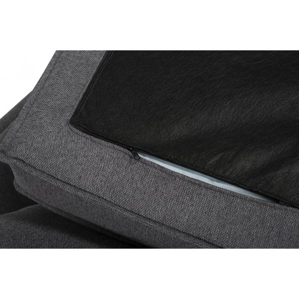 Canapé 4 places 270 cm tissu anthracite - Brandy + Nettoyage textile pour meubles Canapé 4 places 270 cm tissu anthracite - Brandy + Nettoyage textile pour meubles