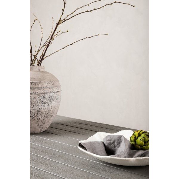 Table d\\\'extrieur 205 x 90 cm gris/blanc - Copacabana