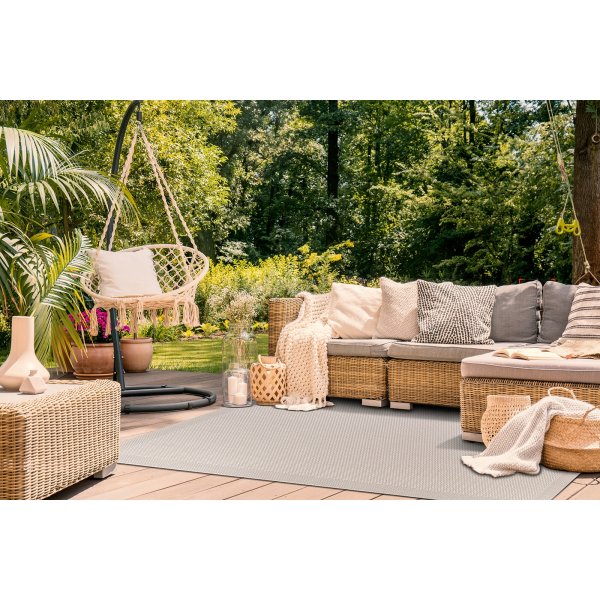 Miami platgeweven vloerkleed Wit Miami platgeweven vloerkleed Wit