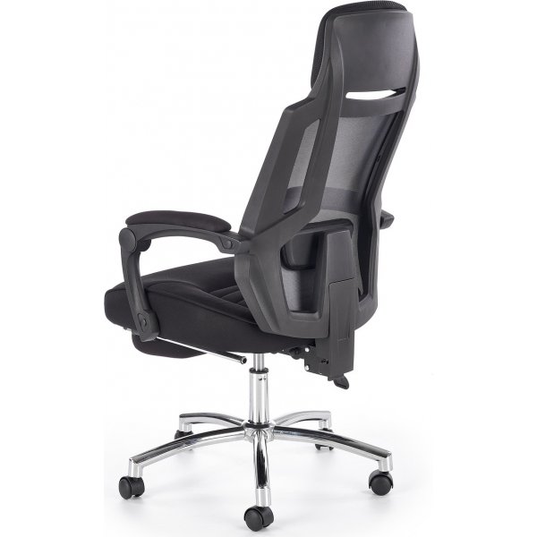 Chaise de bureau Roy - Noir/gris