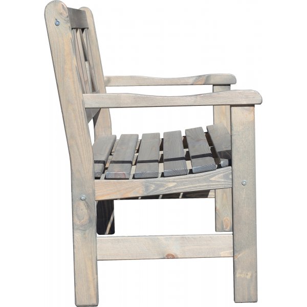 Europe trädgårdsbänk 2-sits - Grå Europe trädgårdsbänk 2-sits - Grå