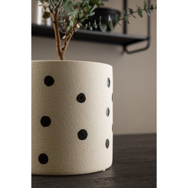 Pot Sane 18 x 17 cm - Noir/Blanc Pot Sane 18 x 17 cm - Noir/Blanc