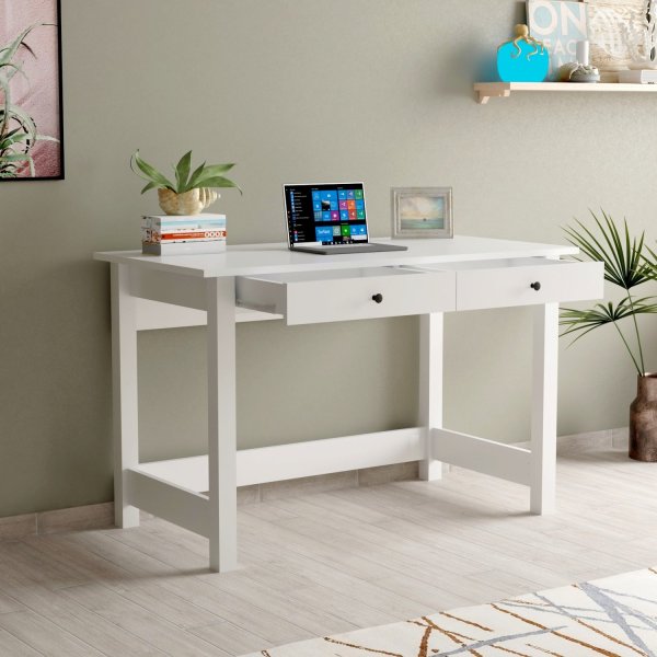 Bureau Paris 120 x 60 cm - Blanc