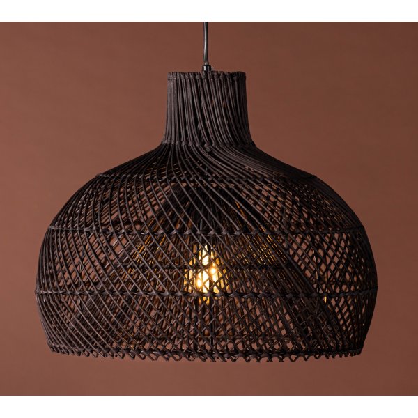 Plafonnier Laroche - Noir/marron foncé Plafonnier Laroche - Noir/marron foncé