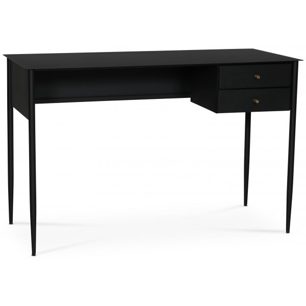 Flash skrivbord 120x50 cm - Svart / Mässing Flash skrivbord 120x50 cm - Svart / Mässing