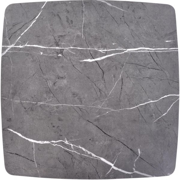 Estense soffbord 75 x 75 cm - Grå marmor/svart Estense soffbord 75 x 75 cm - Grå marmor/svart