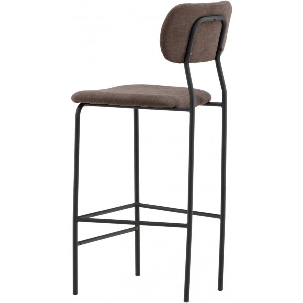 Tabouret de bar Ralf - Noir/Marron Tabouret de bar Ralf - Noir/Marron