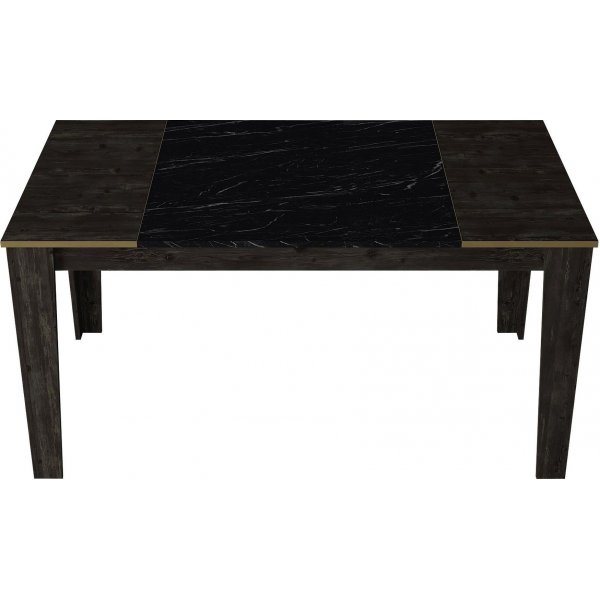Table à manger Veyron 145 cm - Noir/or Table à manger Veyron 145 cm - Noir/or