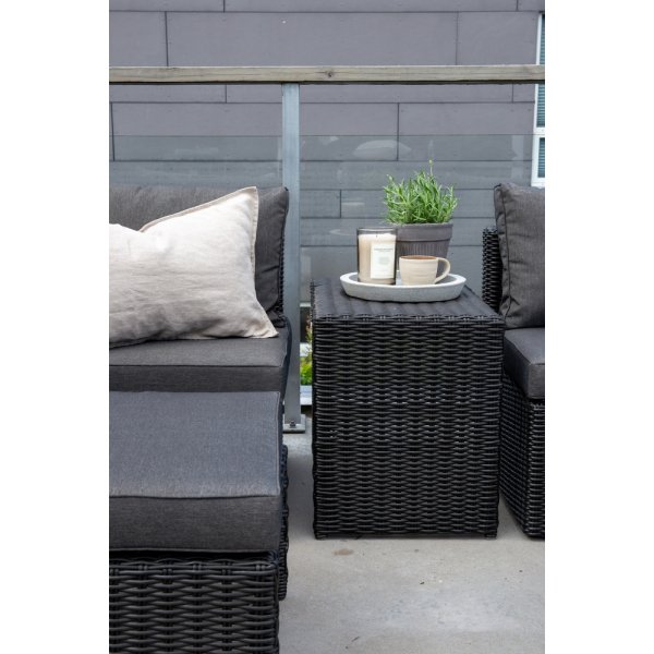 Quad loungegrupp - Svart