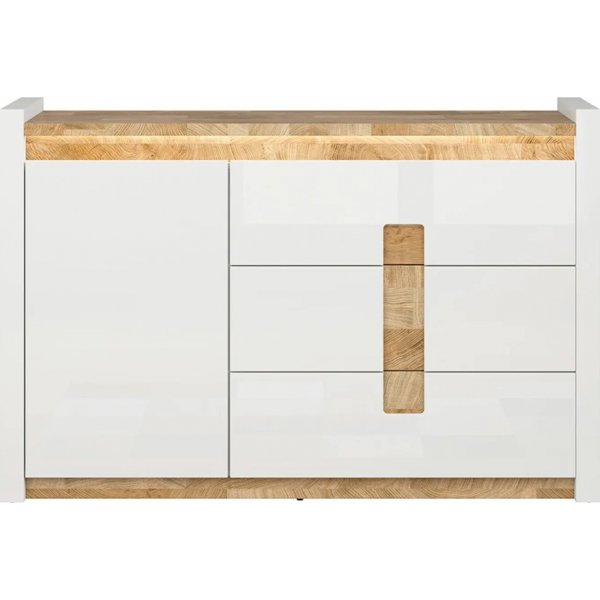 Buffet Alameda 147 cm - Blanc/chne
