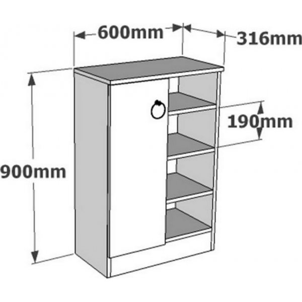 Armoire Delfi - Blanc