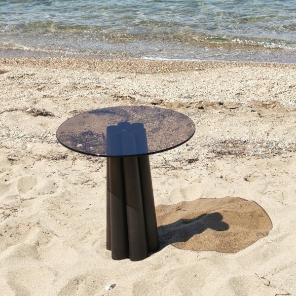 Thales soffbord Ø50 cm - Svart/brons Thales soffbord Ø50 cm - Svart/brons