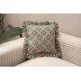 Firefly kuddfodral 43 x 43 cm - Beige/mrkgrn