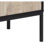 Seaford sknk 120 cm - Svart/vitpigmenterad ek