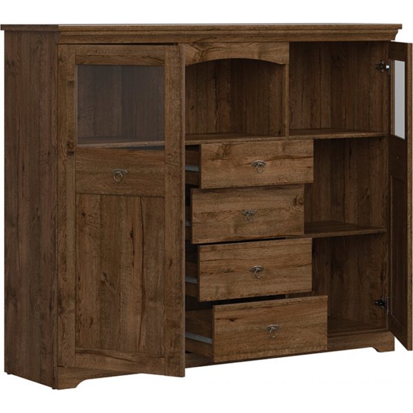 Patras vitrinekast - Eiken