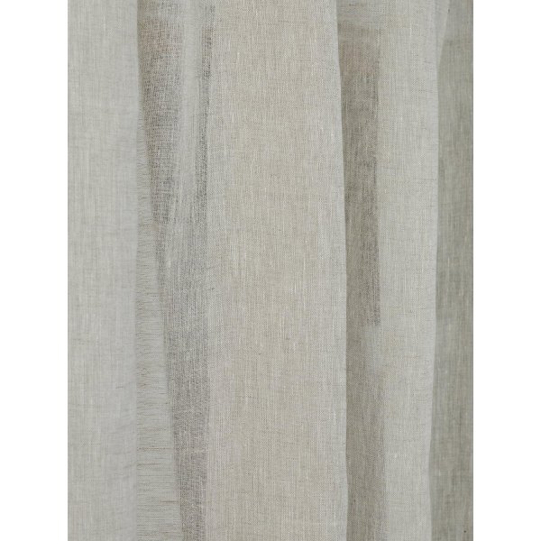 Rideau Sophie Lot de 2 2 x 145 x 280 cm - Lin/blanc Rideau Sophie Lot de 2 2 x 145 x 280 cm - Lin/blanc