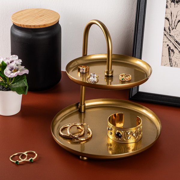 Assiette décorative Kormen - Or Assiette décorative Kormen - Or