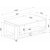 Bianco salontafel 106,4 x 60 cm - Wit/goud