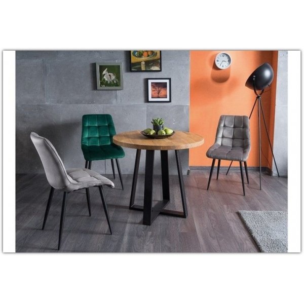 Table  manger Vasco 80 cm - Stratifi chne