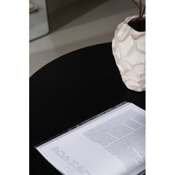 Table basse Ø80 cm noire - Olivia Table basse Ø80 cm noire - Olivia