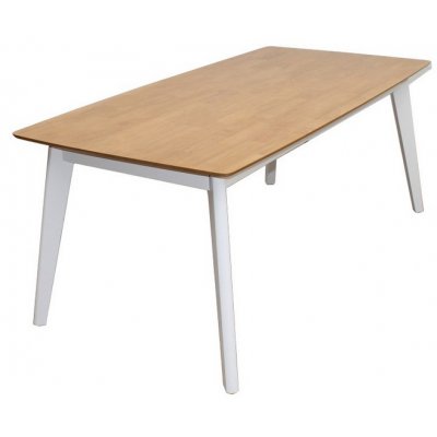 Sarek matbord 120x75 cm - Vit / Ekbets