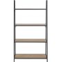 Seaford steghylla 77x138 cm - Ek/svart
