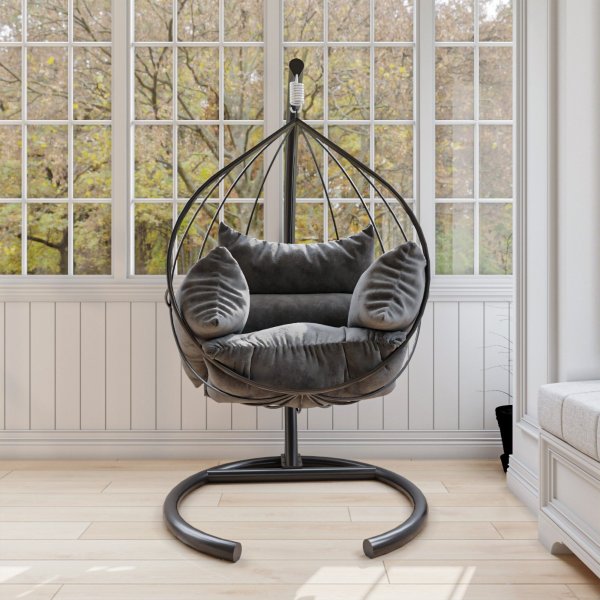 Mavera h�ngstol - Antracit/svart