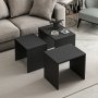 Nebes satsbord 45/50/55 x 36/38/40 cm - Antracit