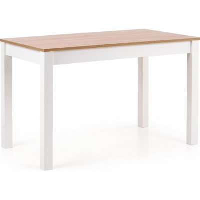 Bodviken matbord 120 cm - Vit/ek