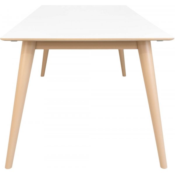 Copenhagen Matbord - Vit/natur - 195/285x90 Copenhagen Matbord - Vit/natur - 195/285x90