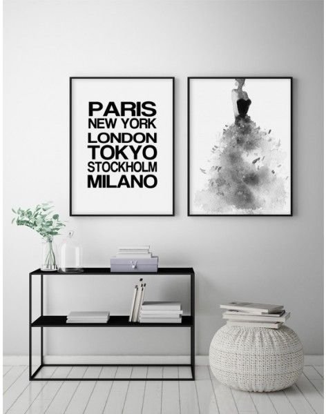 Poster Dress - 50x70 cm