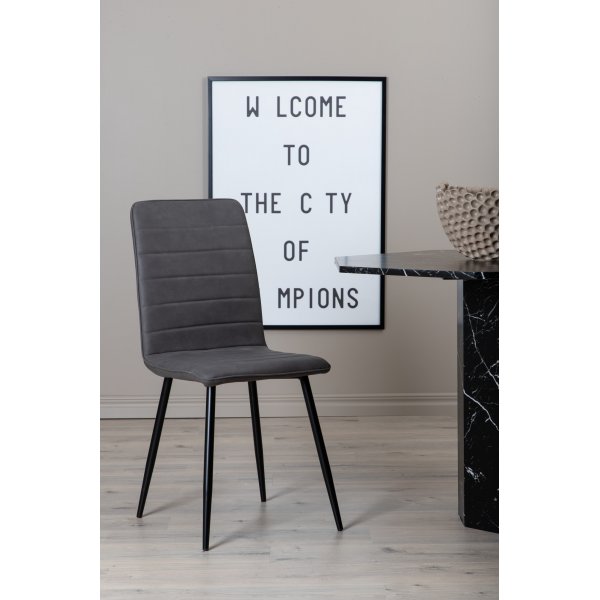 Chaise de salle à manger de luxe Sirocco - Gris Chaise de salle à manger de luxe Sirocco - Gris