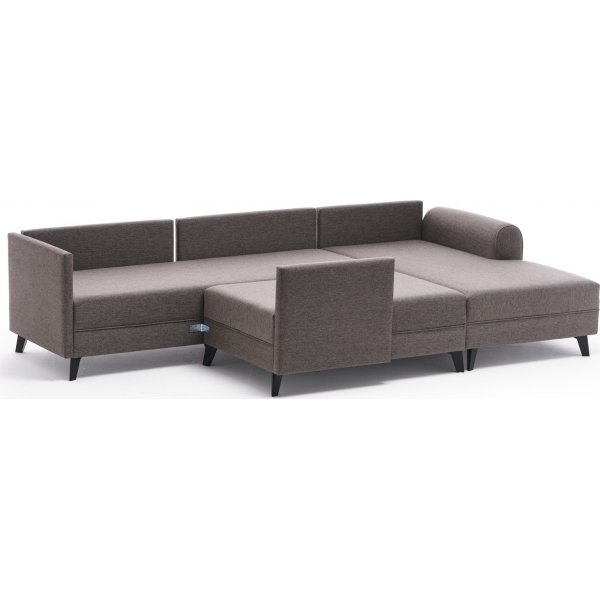 Canapé-lit Belen - Marron Canapé-lit Belen - Marron