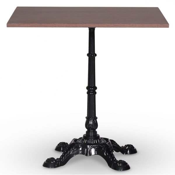 Mystery bord 75x75 cm - Svart underrede/mrk trimitation