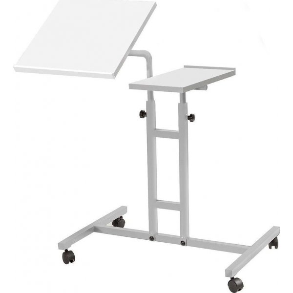 Glen laptopbord 67x45,5 cm - Vit (på hjul) Glen laptopbord 67x45,5 cm - Vit (på hjul)