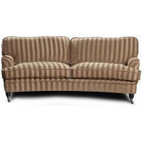 Howard Sir William svängd soffa (Dun) - Mobus Darkbeige Stripe Howard Sir William svängd soffa (Dun) - Mobus Darkbeige Stripe