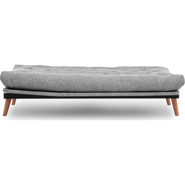 Canapé convertible 3 places Saki - Gris clair Canapé convertible 3 places Saki - Gris clair