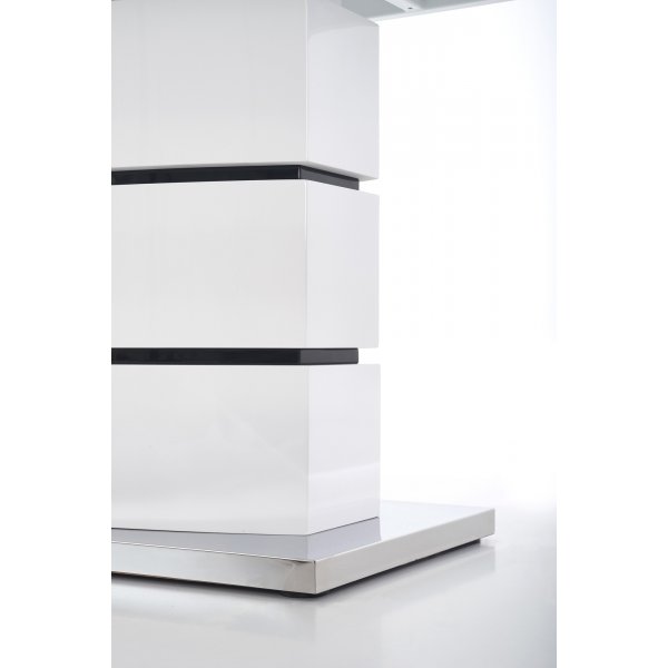 Table à manger Annina 160-200 cm - Blanc brillant Table à manger Annina 160-200 cm - Blanc brillant