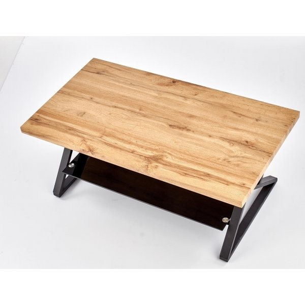 Table basse Catja 110 cm - Chêne/noir Table basse Catja 110 cm - Chêne/noir