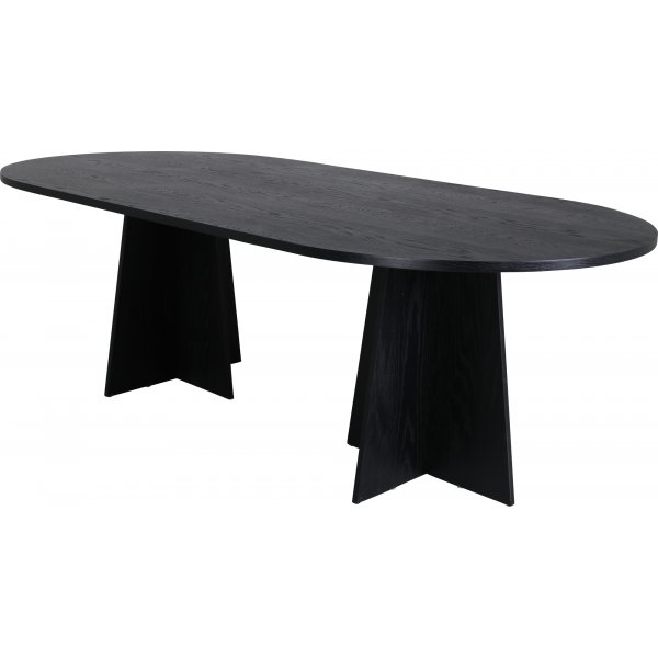 Table à manger Bootcut 230 x 115 cm - Noir Table à manger Bootcut 230 x 115 cm - Noir